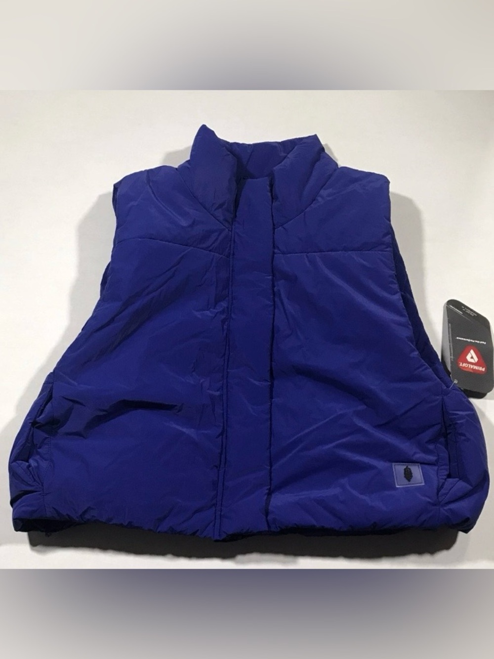 FP Free People Movement  Vest Jacket Womens M Bluish Purple Primaloft Full Zip